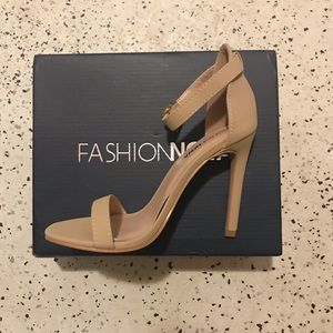 Fashion Nova nude heels